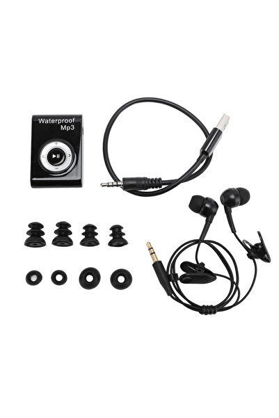 Choice3 Black Swimming MP3 Player Swimming Headphone IPX8 Waterproofing Vario...