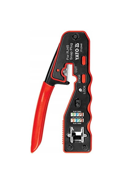 yato RJ-45 Crimping Pliers YT-22440, Professional Tool for Crimping Network C...