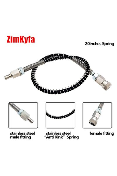 Choice CQGQTH HPA Charging High Pressure Filling Hose 300bar/4500psi 20 Inch ...