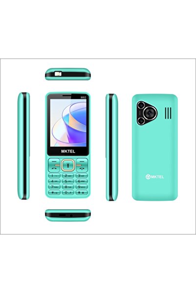 Choice هاتف MKTEL M82 2G أزرق اللون بشاشة 2.8 بوصة وشريحتين وبطارية 1800 مللي...