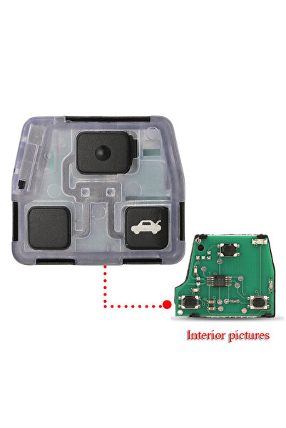 choice2 only circuit board jingyuqin Smart Remote Control Car Key 433MHZ 4C C...