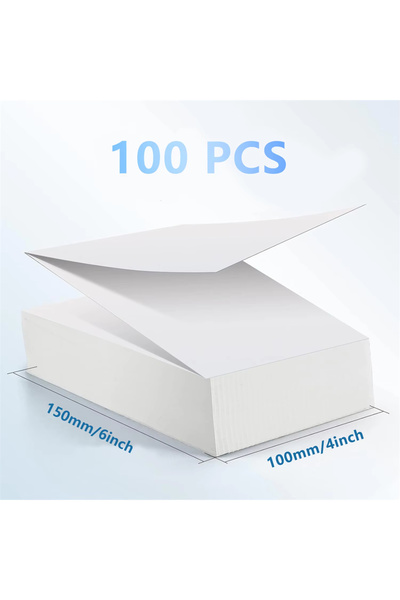 Choice 100pcs Thermal Shipping Labels Roll Shipping Package Thermal Printer A...