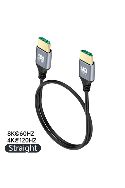 Choice3 0.5m Straight 90 degree HDMI 2.1V Cable Cord 8K 60Hz 4K 120Hz 48Gbps ...