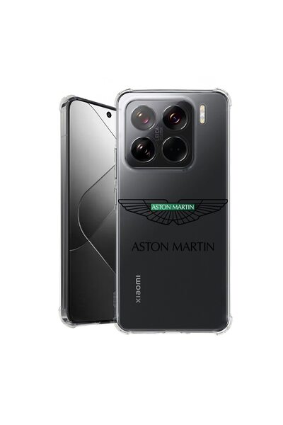 bestcase Калъф за Xiaomi 15, Удароустойчив 1.5ММ, Астън Мартин, Защита на кам...