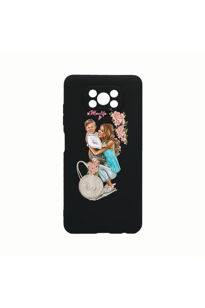 bestcase Husa Silicon, Compatibila Cu Xiaomi Poco X3 Pro, Mom Life With a Boy...