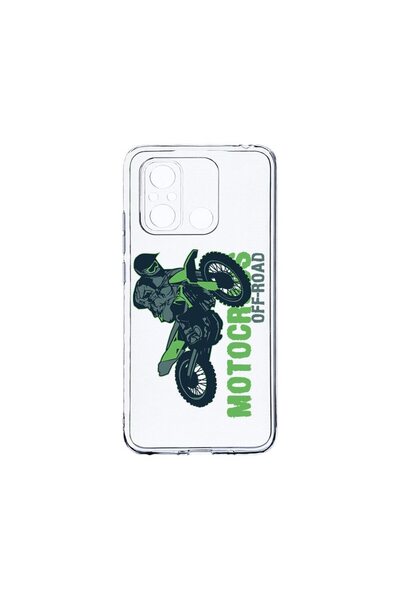 bestcase Διαφανής Θήκη Σιλικόνης 2MM, Συμβατή με Xiaomi Redmi 12C, Motocross,...