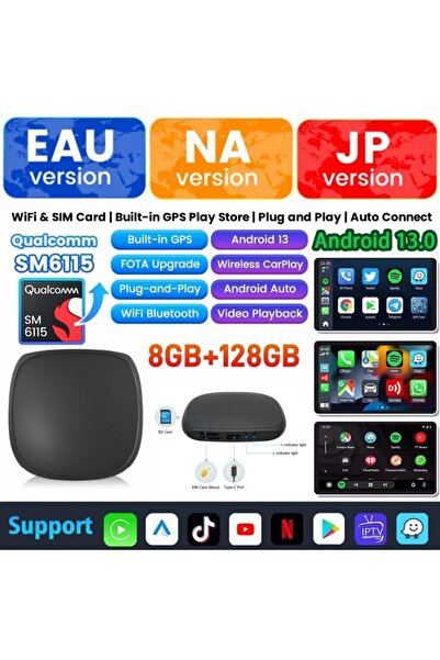Choice صندوق تلفزيون ذكي أندرويد 13 بذاكرة 8 جيجابايت و128 جيجابايت، يدعم أند...