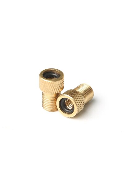 Choice 2pcs Bicycle Presta To Schrader Adapter Bike Tire Valve Adapter Copper...