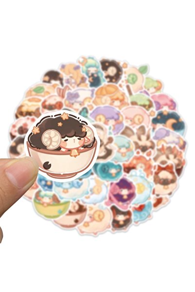 Choice Lamb-50PCS 50PCS Colorful Cute Lamb Graffiti Stickers For Travel Lugga...