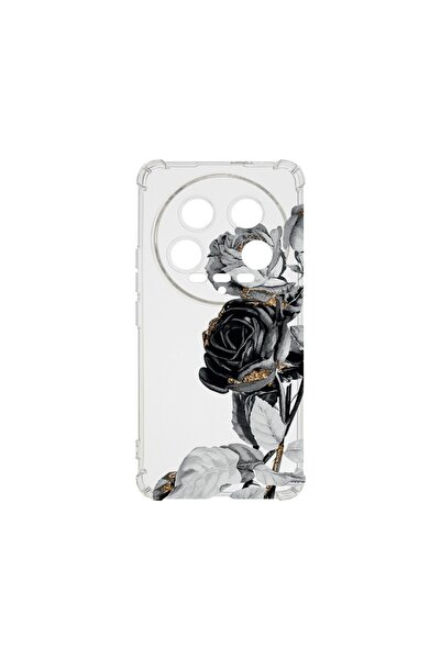 bestcase ¬Æ Husa Anti Shock 1.5MM, Compatibila Cu Xiaomi 14 Ultra, Black Rose...
