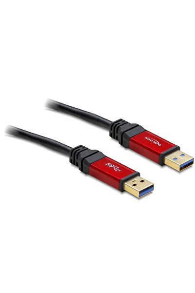 DELOCK Cablu USB-A - USB-A 2 m Negru (82745)