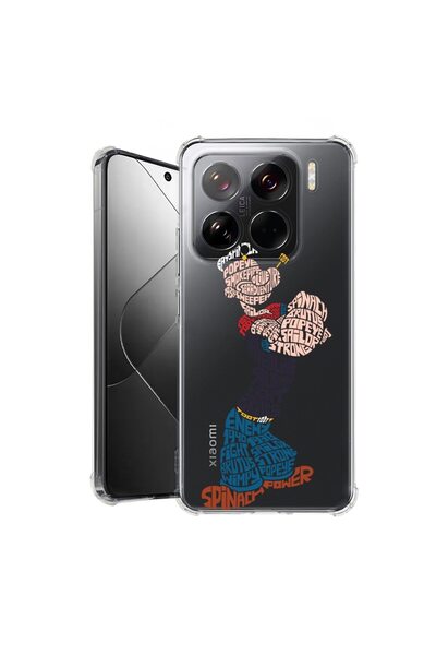 bestcase ¬Æ Husa pentru Xiaomi 15, Anti Shock 1.5MM, Calligraphy Popey, Prote...