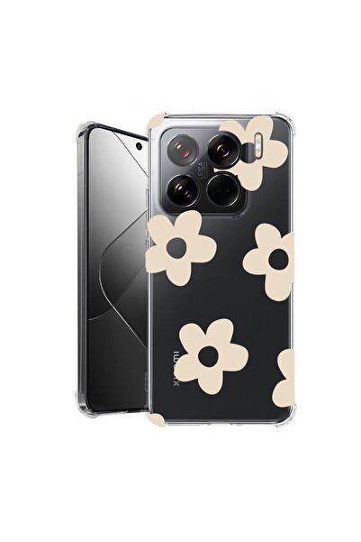 bestcase ¬Æ Husa pentru Xiaomi 15, Anti Shock 1.5MM, Retro Daisy, Protectie c...