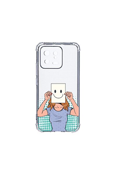 bestcase Αντικραδασμική Θήκη 1.5MM, Συμβατή με Xiaomi 13, Είμαι Εντάξει, Ανθε...