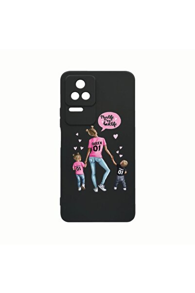 bestcase Θήκη Σιλικόνης, Συμβατή με Xiaomi Poco M5s, Σχέδιο Μαμά Με Αγόρι Και...