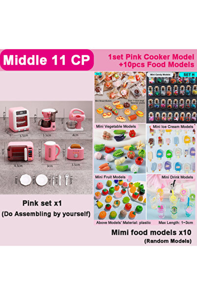 Choice4 Middle 11 C P Kids Kitchen Toy Accessories Refrigerator Pretend Cooki...