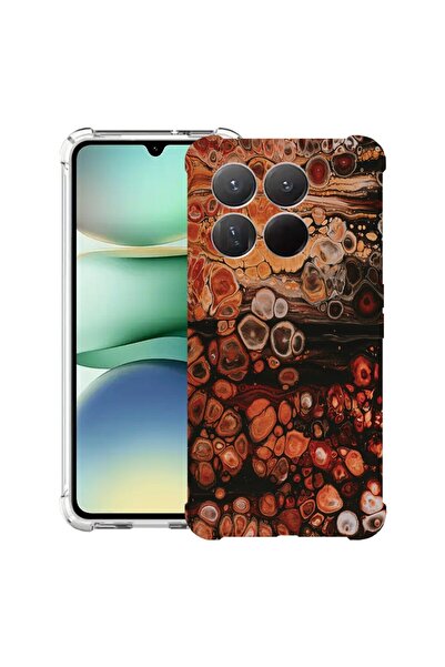 bestcase Αντικραδασμική Θήκη Συμβατή με Xiaomi 17, με Σχέδιο Ξύλου, Ενισχυμέν...