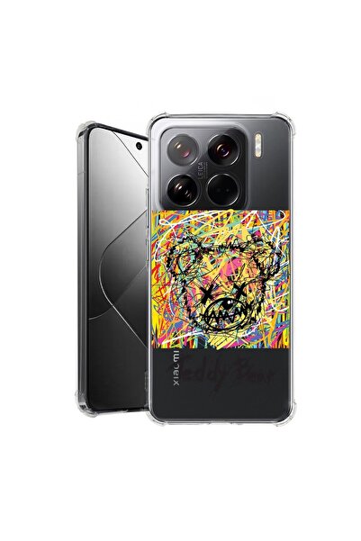 bestcase ¬Æ Husa pentru Xiaomi 15, Anti Shock 1.5MM, Teddy Bear Abstract, Pro...