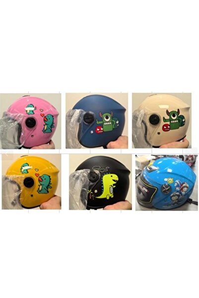 Motobisavm Kask Çocuk Model Çenesiz (Yazlık)