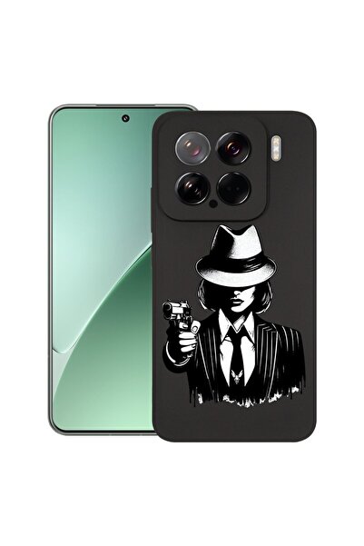 bestcase ¬Æ Husa pentru Xiaomi 15, Gangster Woman, Slim Silicon 0.8MM, Antiso...
