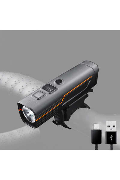 Choice1 مصباح دراجة HS-B9-1 OFFBONDAGE أمامي LED قابل لإعادة الشحن عبر USB لل...