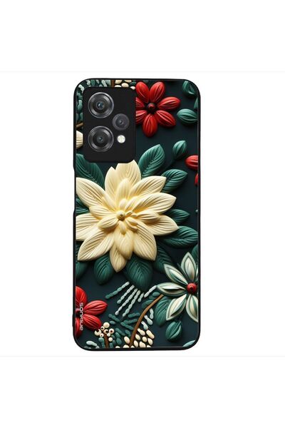 Sonique Θήκη 3D Flower Series για OnePlus Nord CE 2 Lite 5G Πράσινο