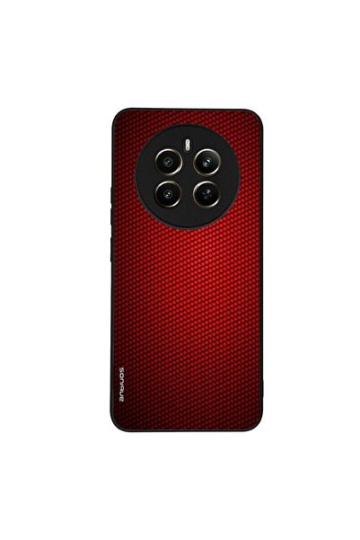 Sonique Θήκη Carbon Series για Realme Realme 12 Plus 5G Κόκκινο