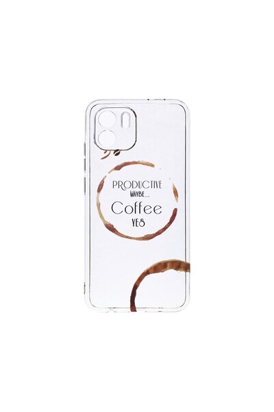 bestcase Clear Silicone Case 2MM, Compatible with Xiaomi Redmi A1, Coffee, Sh...