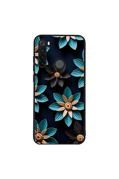Sonique Θήκη 3D Flower Series για Xiaomi Redmi Note 8T Γαλάζιο