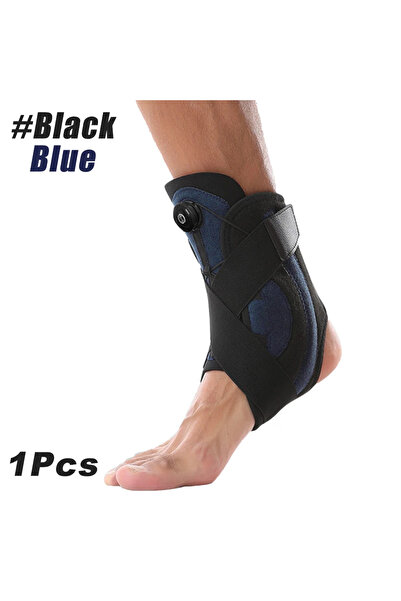 Choice1 Black Blue-1PCS 1PCS Ankle Brace: Advanced Metal Support for Men Wome...