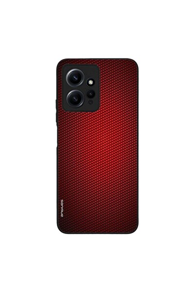 Sonique Θήκη Carbon Series για Xiaomi Redmi Note 12 4G Κόκκινο