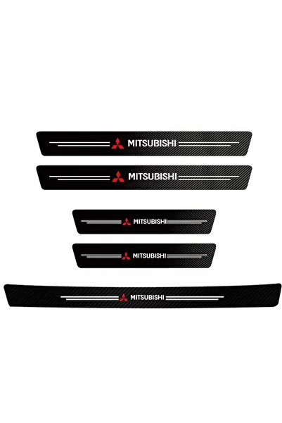 Choice Mitsubishi 5Pcs Car Door xTrunk 1/4/5Pcs Car Door Sill Scuff Plate Dec...