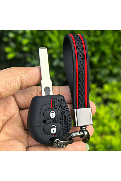 Choice غطاء مفتاح سيارة من السيليكون مع سلسلة مفاتيح لسيارات سكودا أوكتافيا M...