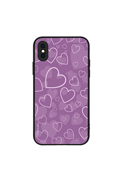 Sonique Θήκη Heart Series για Apple iPhone X / iPhone XS Βιολετί