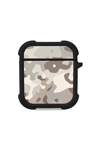 Sonique Θήκη Σιλικόνης Camouflage Army Series για AirPods 1/2 Μπεζ