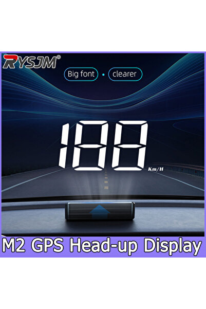 Choice M2-WHITE Head Up Display M2 GPS HUD Car Universal Speedometer KMH USB ...
