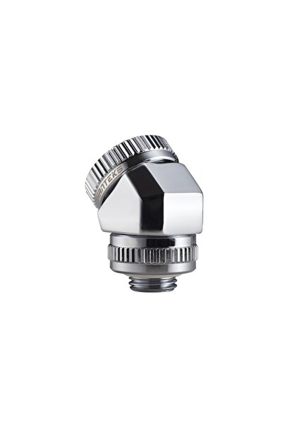 Phanteks Fitinguri rotative cu tub rigid Glacier 16mm 45 de grade G1/4 - Crom...