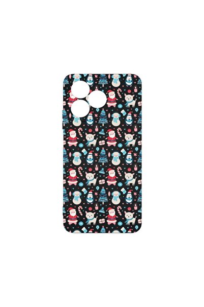 bestcase ¬Æ Husa Premium Silicon, Compatibila Cu Xiaomi Redmi 13, Christmas O...