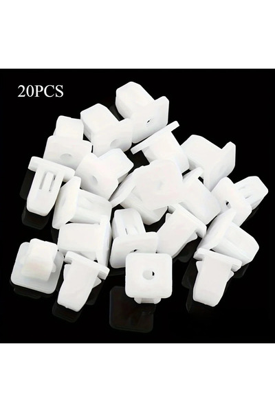 Choice 20pcs 20/50/200pcs white square fasteners for car, rivet retainer clip...