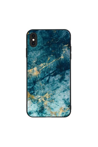 Sonique Θήκη Marble Series για Apple iPhone XS MAX Μπλε
