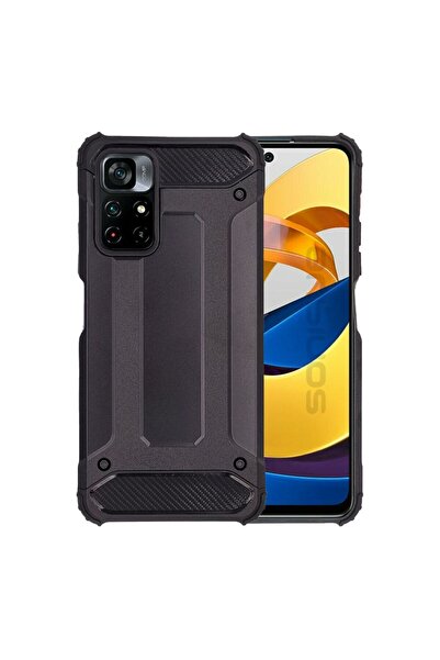 Sonique Θήκη Heavy Armor Xiaomi Poco M4 Pro 5G / Redmi Note 11s 5g Μαύρο