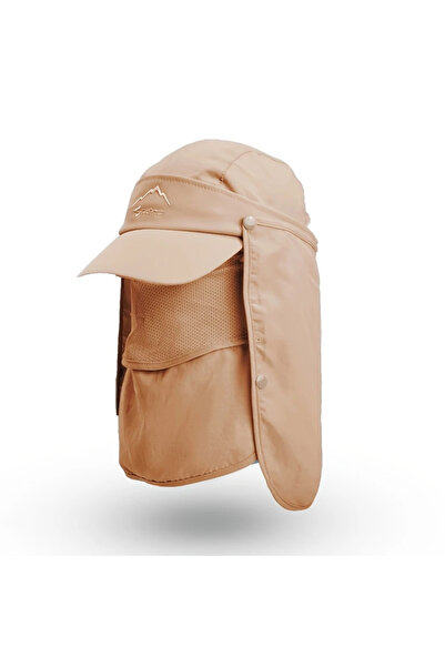 Choice1 Khaki Men's Quick Dry Bucket Hat with Detachable Face Mask Neck Cover...