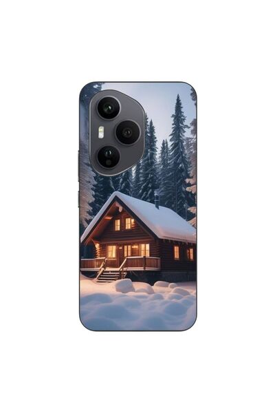 OEM Husa compatibila cu Honor 400 Pro Silicon Gel Tpu Model Peisaj Iarna Cabana