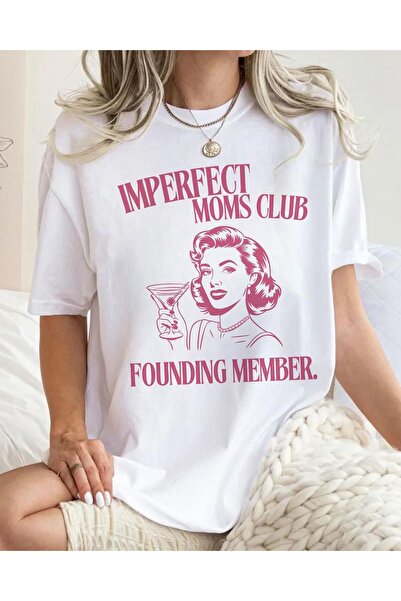 LELVANİ TRICOU IMPRIMAT MEMBER FONDATOR AL CLUBULUI FEMEI MAMĂTĂ IMPERFECTE