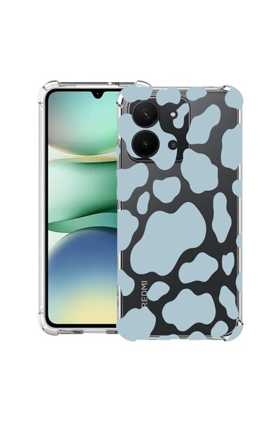 bestcase Husă pentru Xiaomi Redmi 15C 4G (171 MM) cu Design Blue Cow, Antișoc...