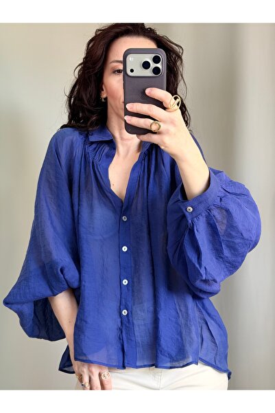 LUNSHI Oversize Gömlek