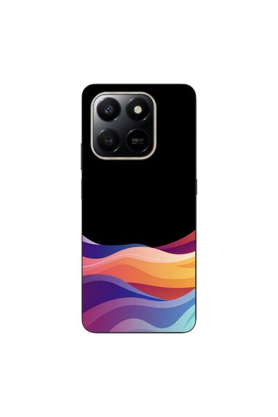 OEM Husa compatibila cu Honor X7d Silicon Gel Tpu Model Neon Waves