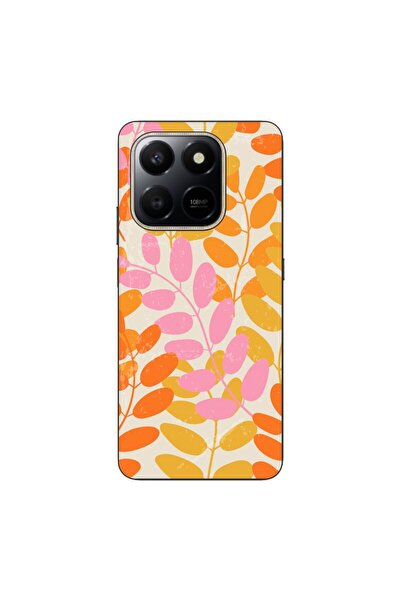 OEM Husa compatibila cu Honor X7d Silicon Gel Tpu Model Summer Leaves