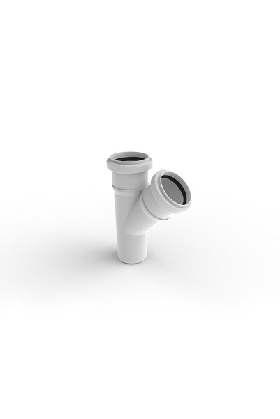 Egeyıldız 40 mm Tek Çatal 45 Derece Atık Su Pissu Çatalı