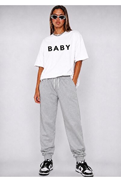 FAEL LİFE Unisex Wide-Let T-Shirt and Sweatpants Baby Printed Set